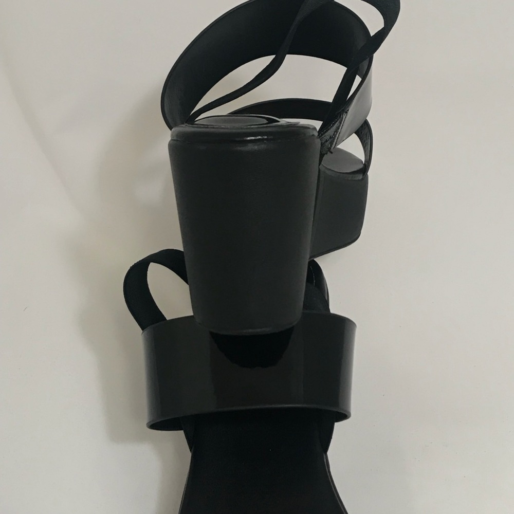 New Charles By Charles David Black Platform Wedge - image 4